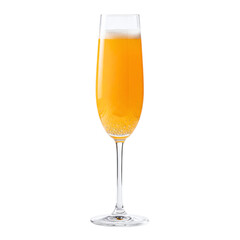 Mimosa cocktail with champagne and orange juice