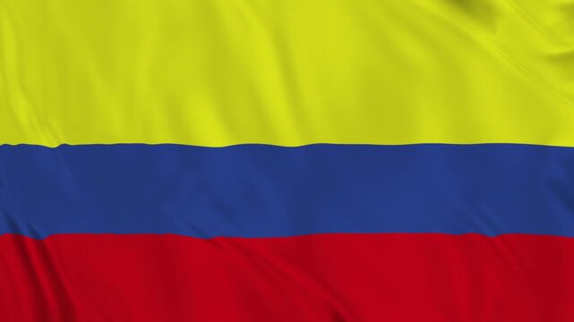 flag of Colombia waving animation video. waving flag of ukraine. flag of ukraine. flag of russia