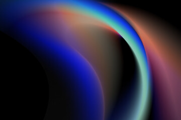 Blue and Red Abstract Light Wave, Futuristic Smoke Pattern – Glowing curved motion with soft transparency, smooth flowing gradient shapes. Modern fantasy art background for creative digital design.