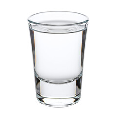 Clear shot of vodka or silver tequila