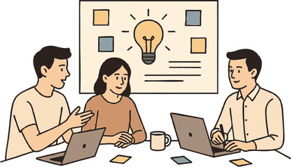 business people working together in office, business people working on laptop, business people working together, brainstorming,