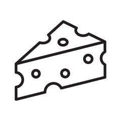 Cheese line icon.