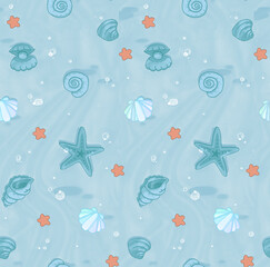 abstract seamless pattern with colorful spots	
