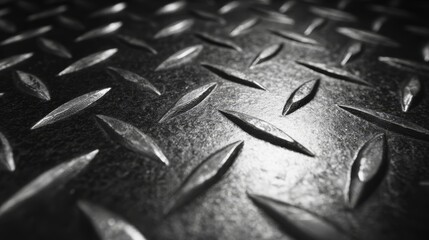 Industrial diamond plate texture