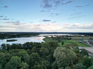Pałac Dembińskich w Szczekocinach – zabytkowy pałac w miejscowości Szczekociny. Szczekociny - Polska - nagrane dronem