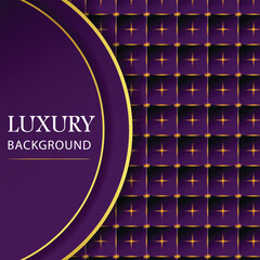 Luxury Background Design &ndash; Elegant Purple and Gold Abstract Template | Modern Clean Editable EPS Printable Pattern
