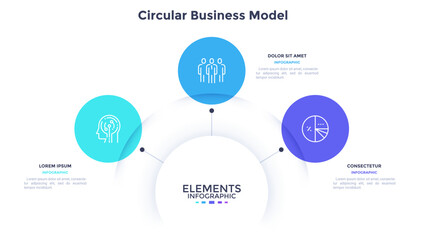 Obraz premium Modern Business Infographic Vector Banner