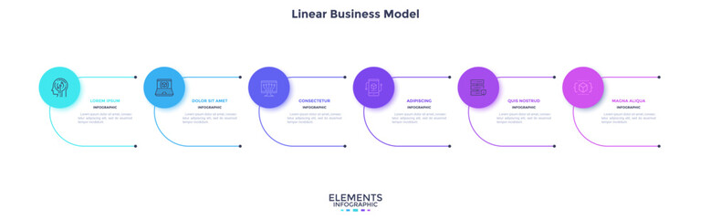 Modern Business Infographic Vector Banner