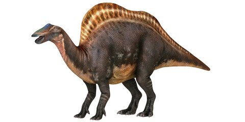 Realistic 3D rendering of a Spinosaurus dinosaur