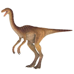 Detailed model of a theropod dinosaur