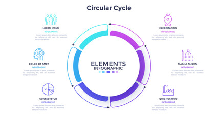 Modern Business Infographic Vector Banner