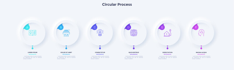 Modern Business Infographic Vector Banner