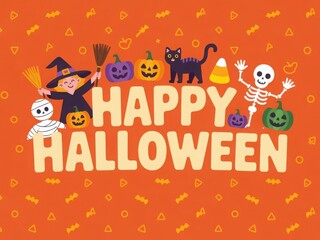 Happy halloween Boho abstract set. Bohemian mystical magic collection clip art hand drawing style. creative contemporary aesthetic doodle elements . Vector illustration