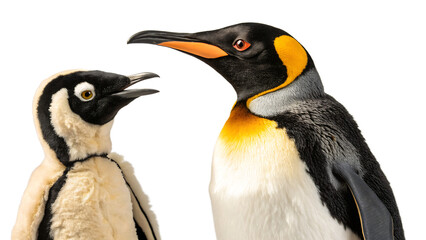 Fototapeta premium King penguin Hand puppet Emperor Penguin, Penguin, animals, hand AI generated by PNG