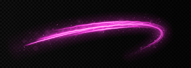 Luminous sparks and dynamic flares with glowing trails. Fiery waves, shimmering particles, and radiant neon shine. © FlammaChe