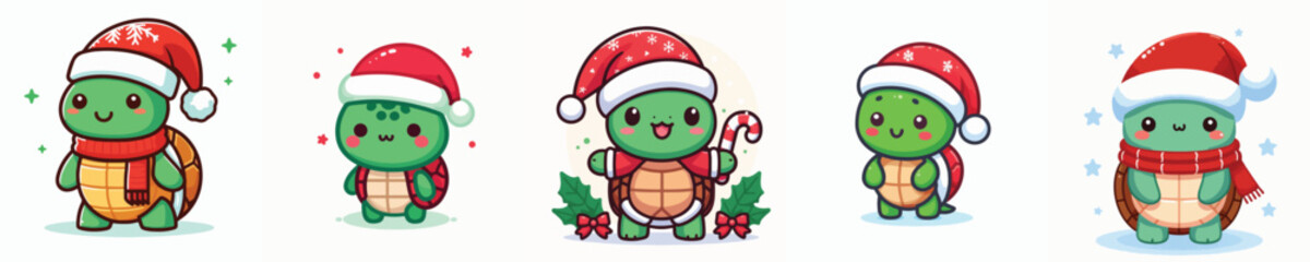 cute turtle vector christmas costume