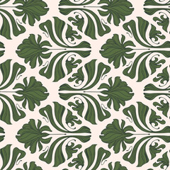 Colorful seamless floral digital design