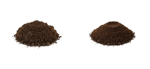Coffee grounds preparation kitchen food home environment shot culinary concept isolated set png