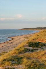 The costline of North Zealand in Denmark, often af spot for hiking and getting some air. 