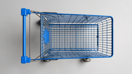 Shopping cart top view