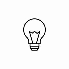 idea light bulb icon sign vector