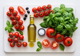 Six colorful pastel place settings with plates and cutlery arranged neatly in a grid on a white background.