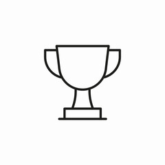 winner trophy award icon sign vector