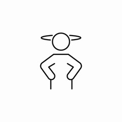 man dizzy feeling icon sign vector