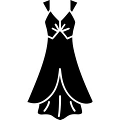 creative details Nightgown Vector Illustration