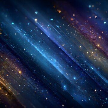 abstract blue background with shiny lines and space for text, vector illustration By Creative Laik