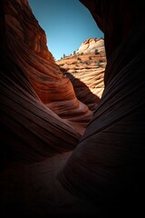 majestic red rock canyon pathway