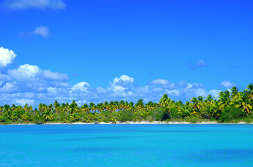 Perfect Tropical Coastline in the Caribbean