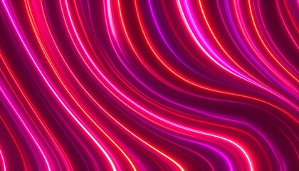 Fototapeta premium Abstract Neon Wave Background. (2)