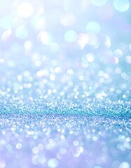 Light-blue glitter bokeh background