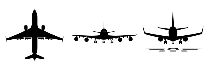 An airplane symbol in monochrome signifies the thrill of travel, exciting adventures, and fresh starts
