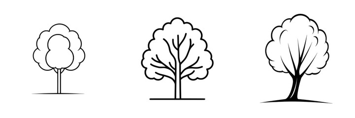 Doodle Tree is a whimsical, hand-drawn illustration of a stylized tree, capturing the essence of nature in a simple, minimalist design
