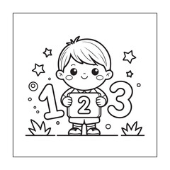 Bold & Easy Back to School  Coloring page