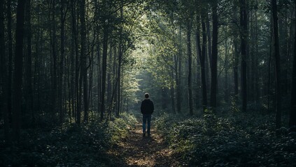 walk in the forest, walking in the woods