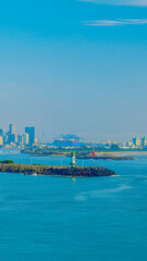 Obraz premium lighthouse on the coast, itajai-sc