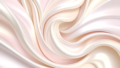 Obraz premium Swirling Pastel Silk Fabric Texture.