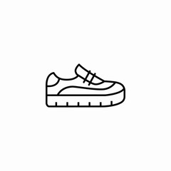sneaker shoes icon sign vector
