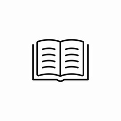 book reading icon sign vector