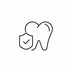 dental protection icon sign vector