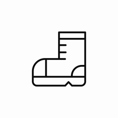 forest boots icon sign vector