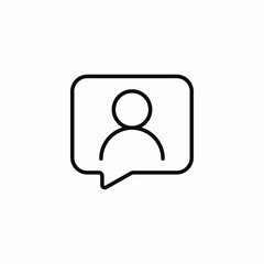 user message icon sign vector