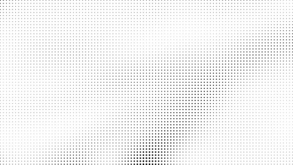 Abstract halftone black and white gradient texture with dotted retro style background grunge faded noise pixelated pattern diagonal stripe pop art comics wallpaper design, vector illustration