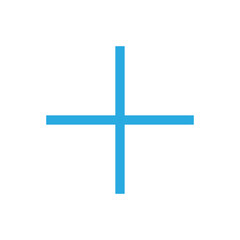 Blue plus icon. Blue cross icon. Blue plus symbol png