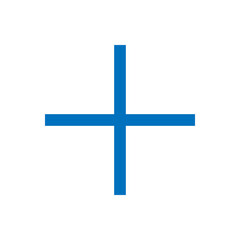 Blue plus icon. Blue cross icon. Blue plus symbol png