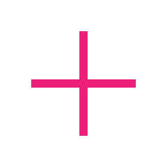 Pink Plus Icon. Pink Cross Icon. Pink Plus Symbol Png.