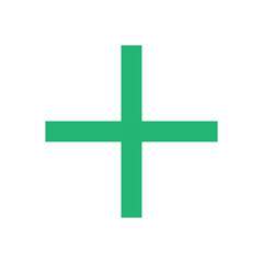 Green plus icon. Green cross icon. Plus symbol png.
